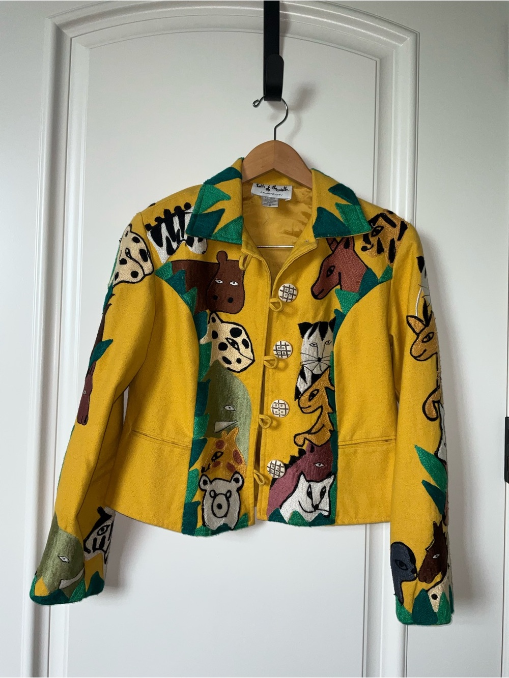 Talk of the Walk Yellow Jacket with Green Accents